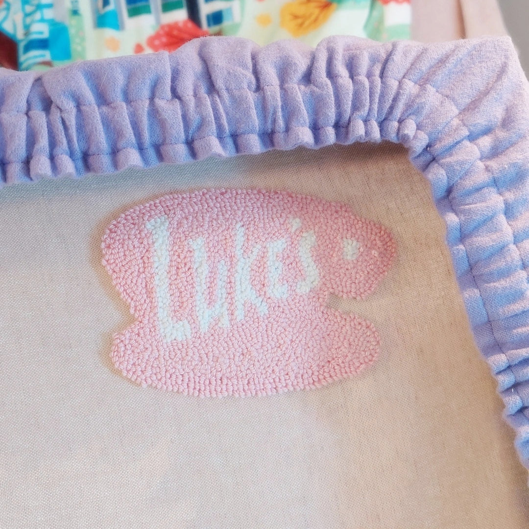 Luke's Punch Needle Mug Rug