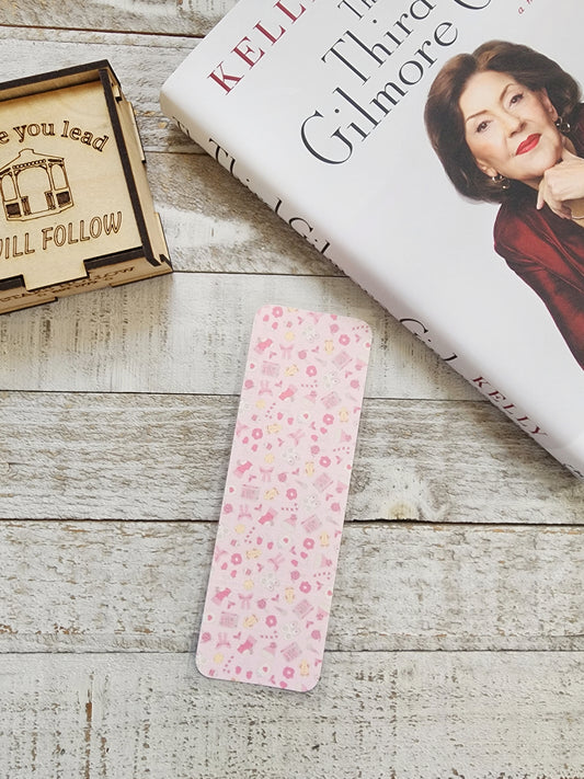 Pink Christmas Bookmark