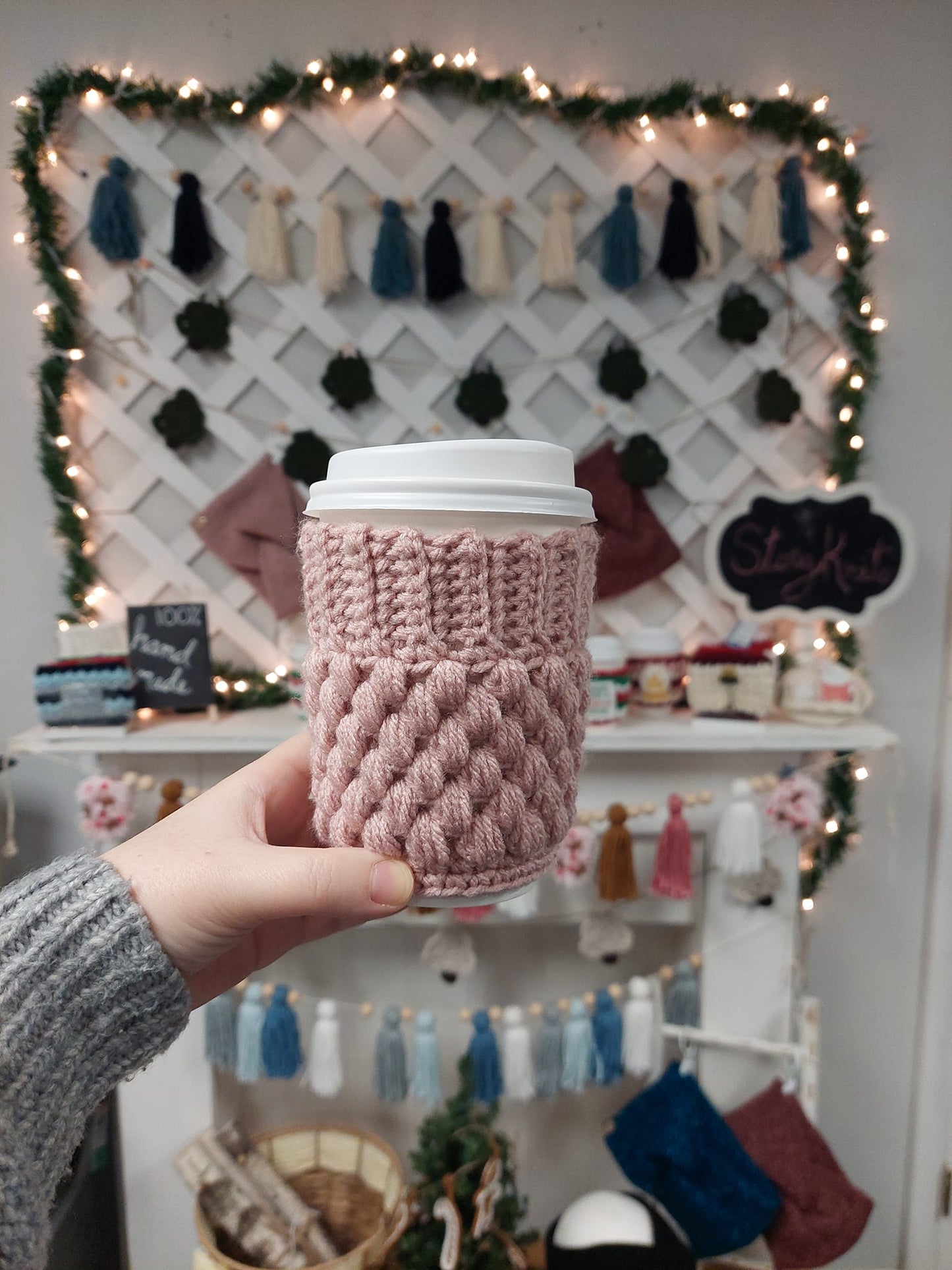 Puff Coffee Cozy