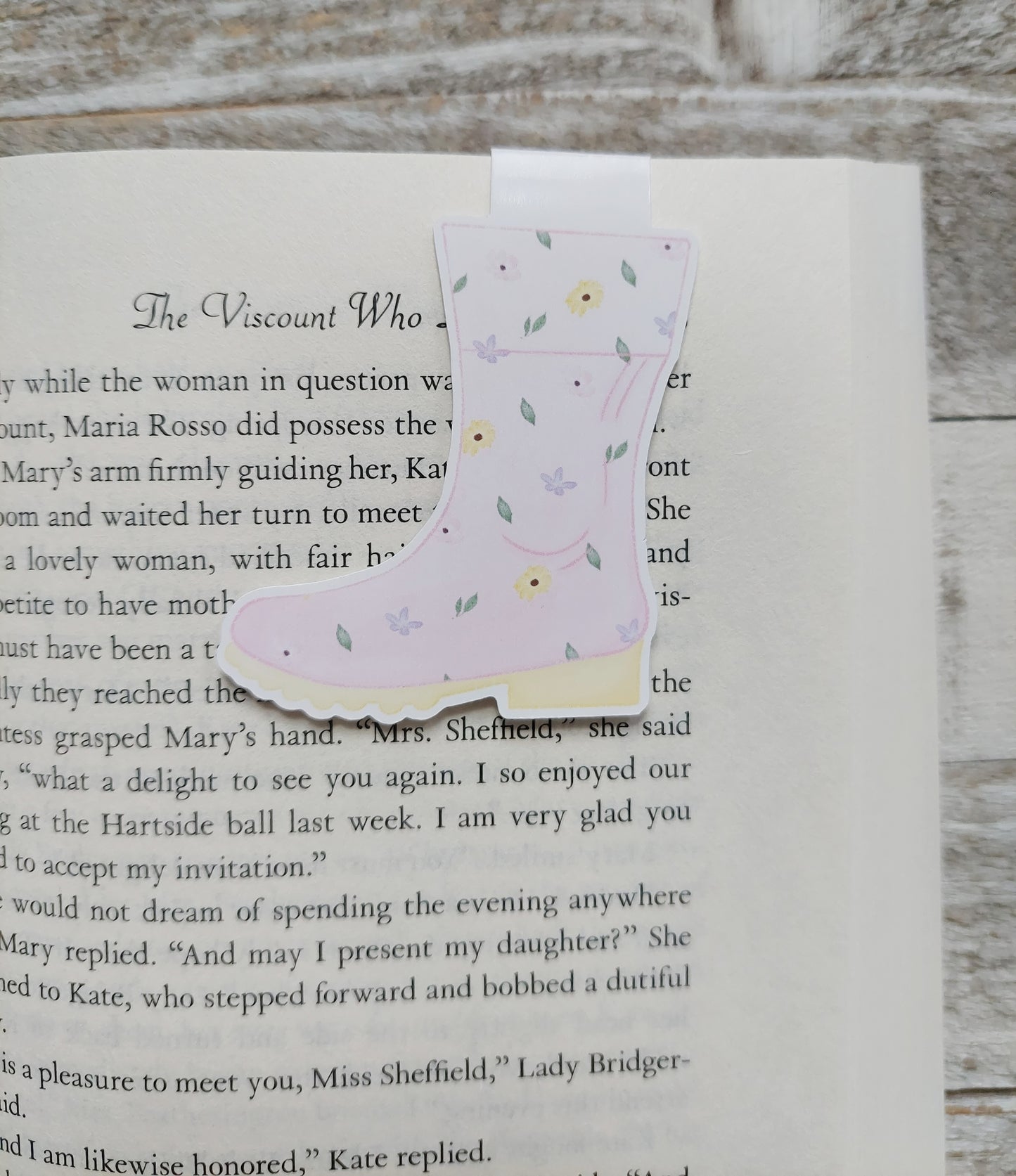 Rainboot Magnetic Bookmark