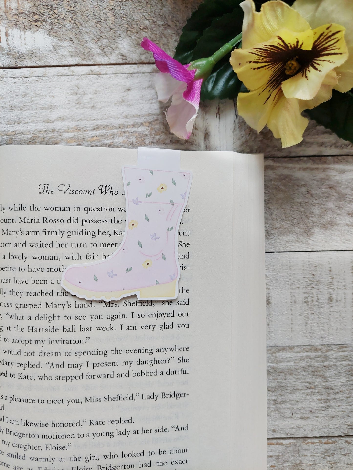 Rainboot Magnetic Bookmark
