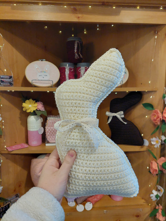 Large 'Chocolate' Crochet Bunny