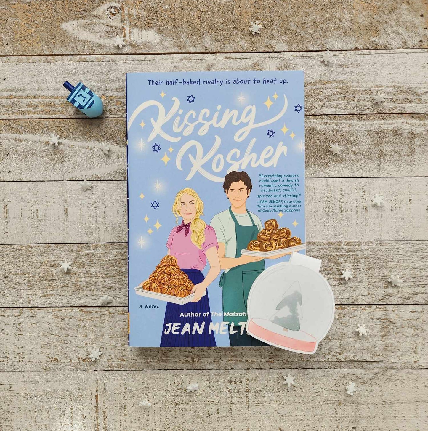 Snow Globe Magnetic Bookmark