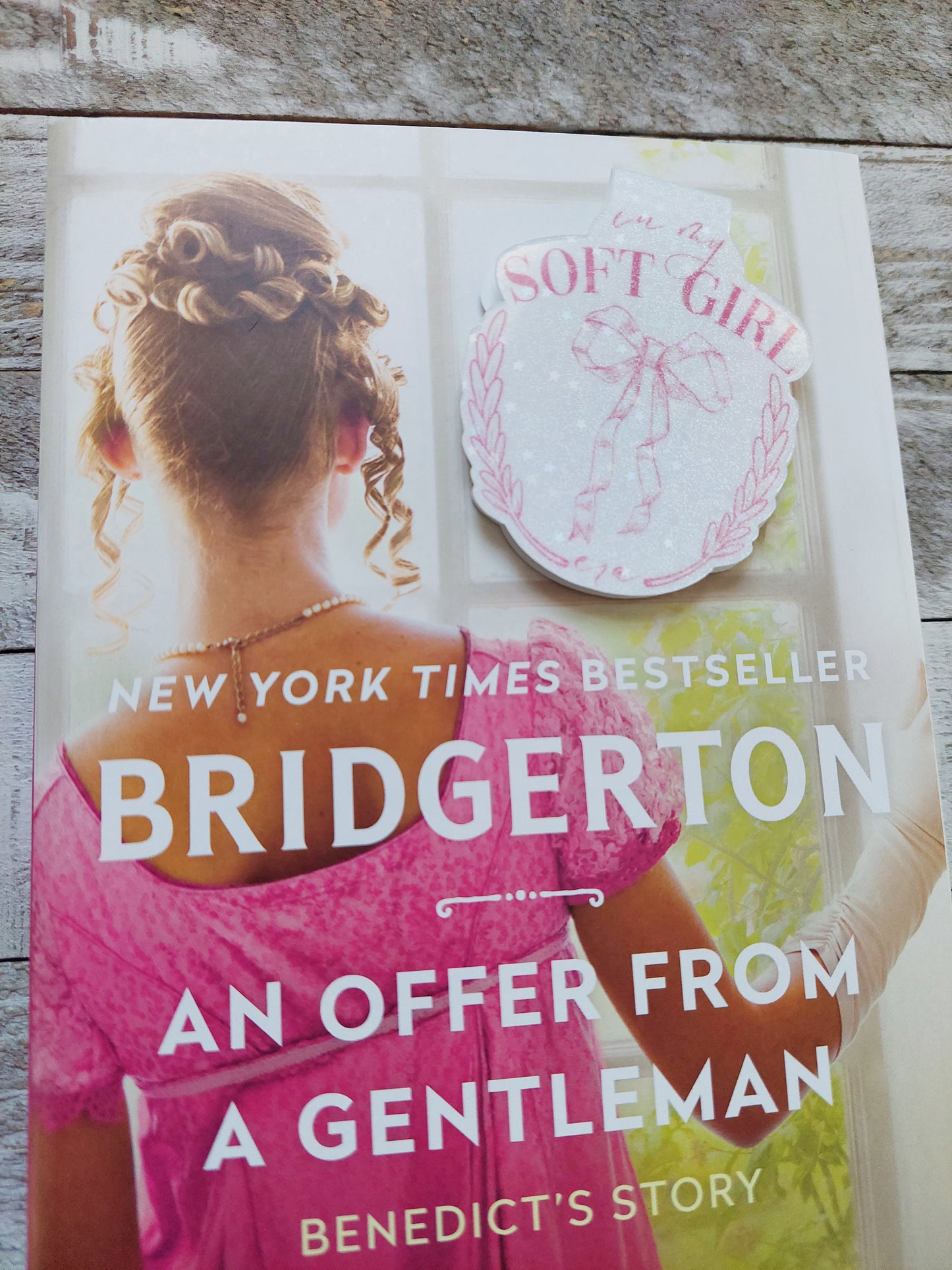 Soft Girl Magnetic Bookmark