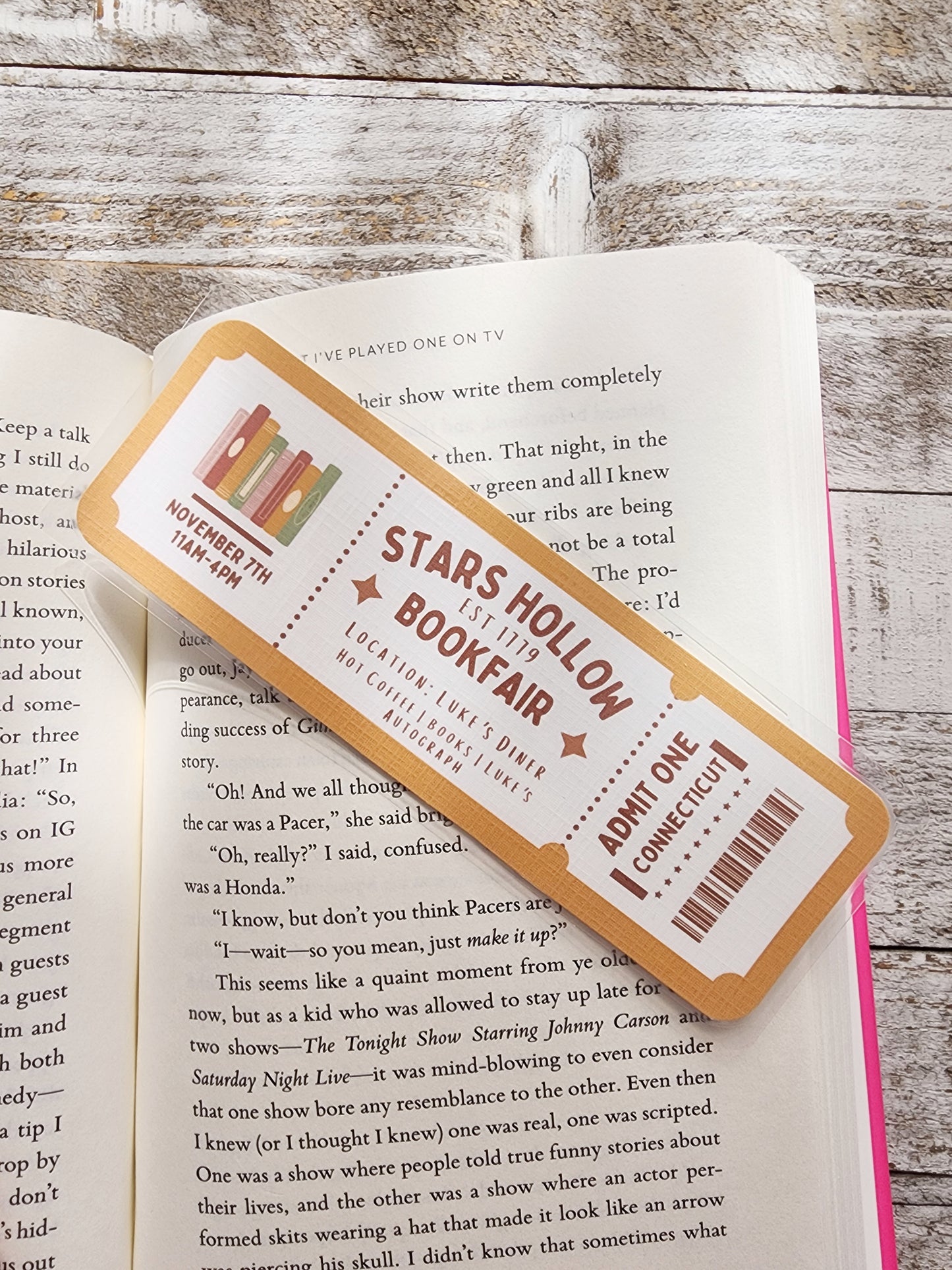 Stars Hollow Bookfair Bookmark