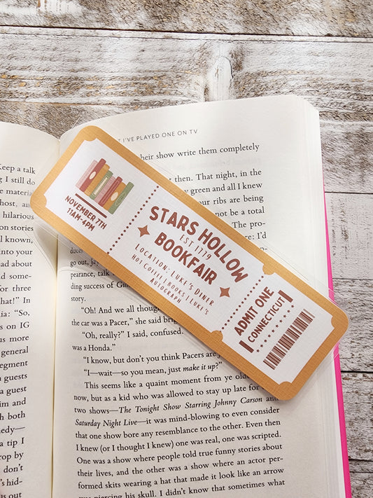 Stars Hollow Bookfair Bookmark