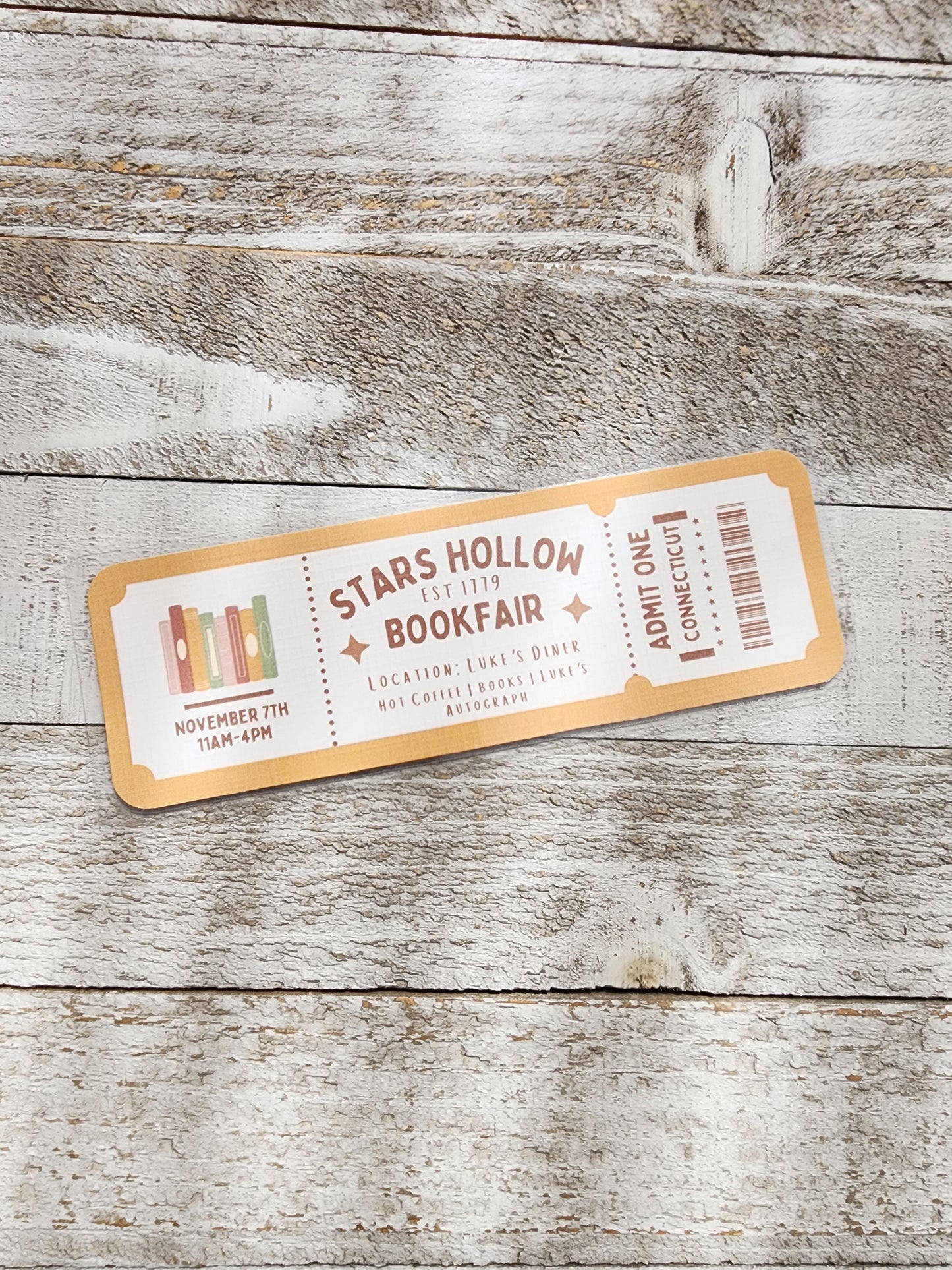 Stars Hollow Bookfair Bookmark