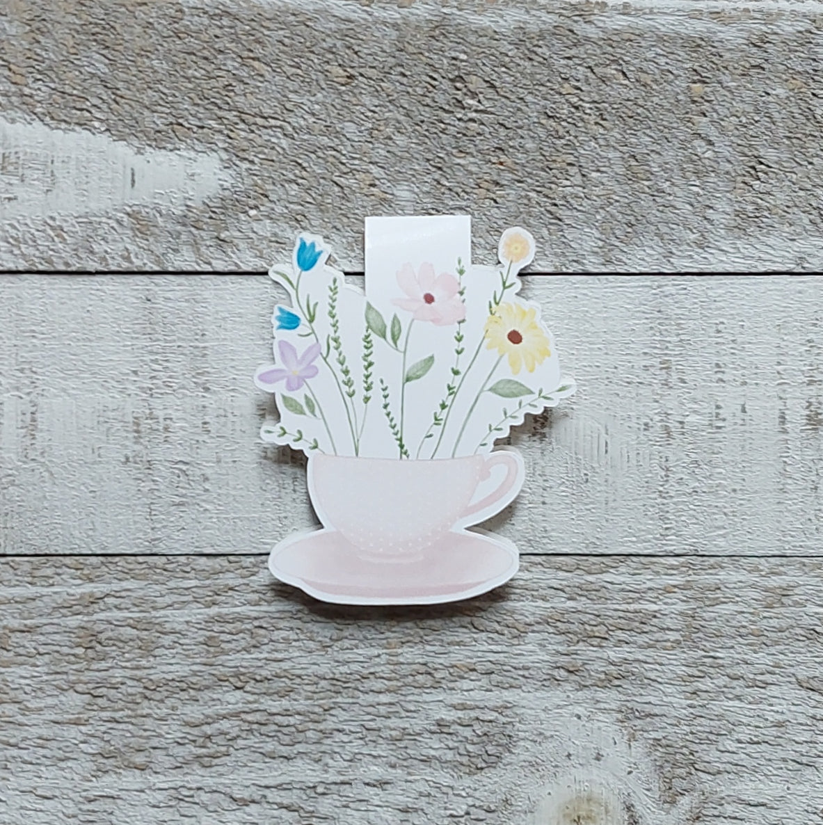 Teacup Magnetic Bookmark