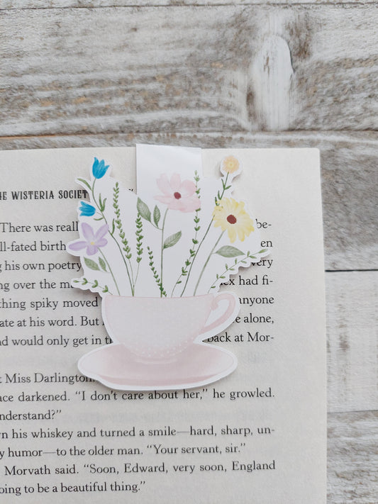 Teacup Magnetic Bookmark