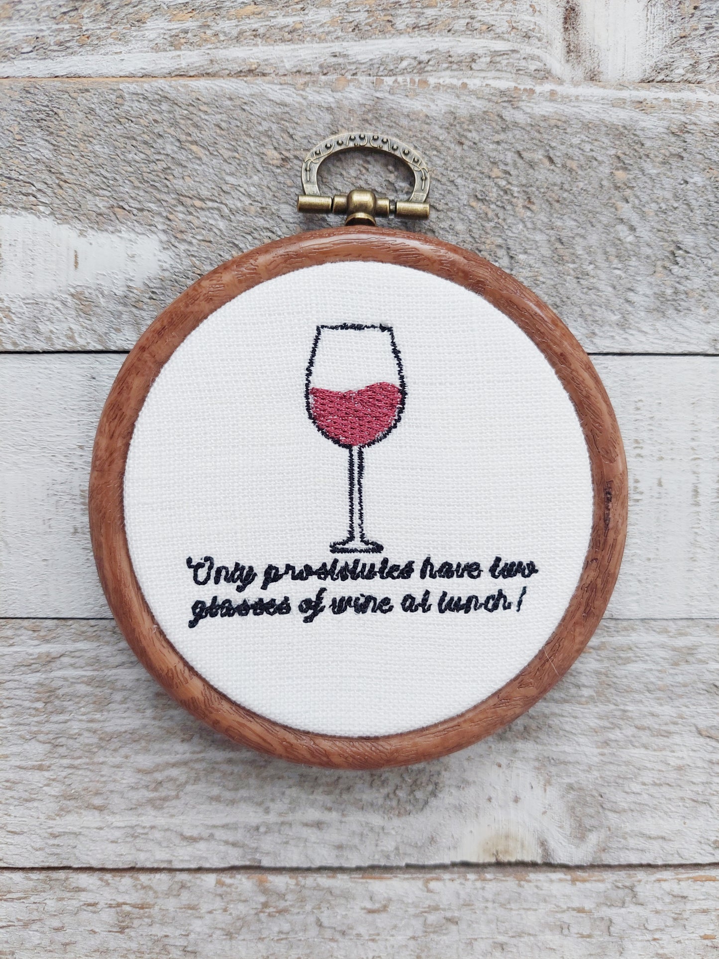 Wine At Lunch Hoop