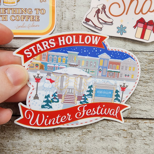 Stars Hollow Winter Festival Sticker
